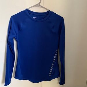 royal blue under armour long sleeve!!